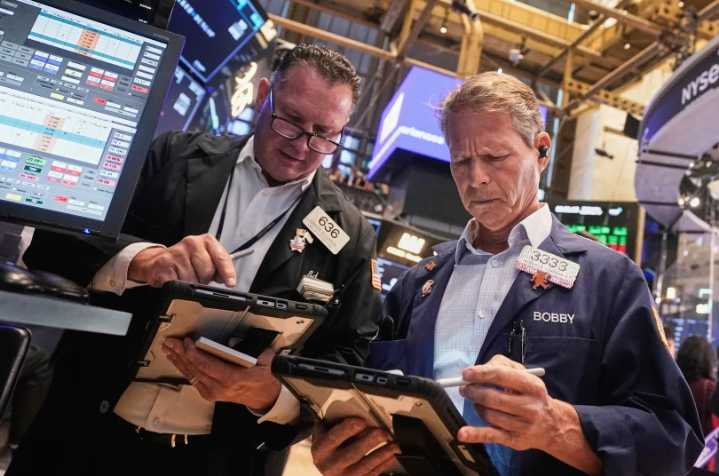 U.S. stocks slip as Wall Street takes a pause from its relentless rally