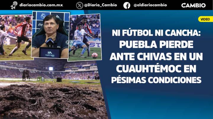 El Club Puebla se entrega al fango