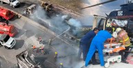 Suman 18 heridos por explosión de pipa en Iztapalapa; 5 fueron trasladados en helicóptero