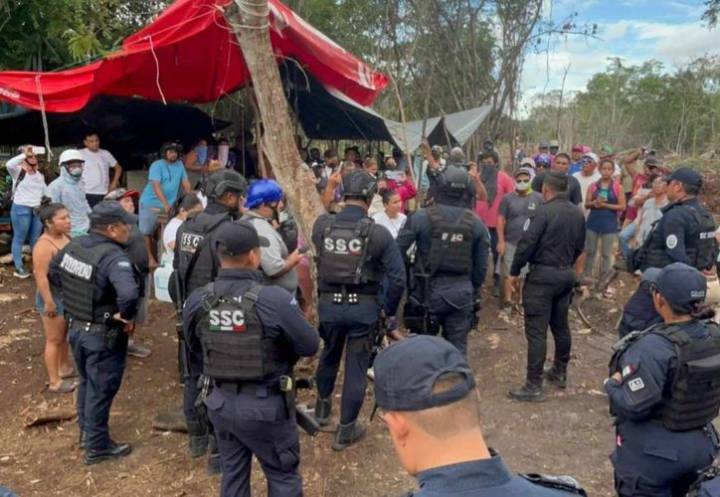 Ejidatarios exigen a presuntos invasores abandonar predios en Playa Carmen
