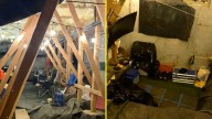 Hombre es descubierto viviendo a escondidas en el sótano de una casa: Tenía cama y hasta un televisor
