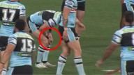 Cronulla hooker Blayke Brailey fine after injury scare during warm