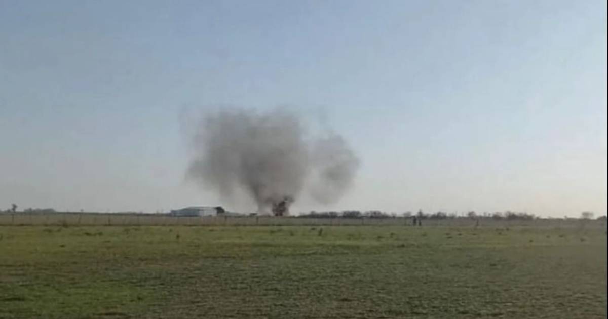 Una avioneta se estrelló durante un festival de acrobacias en Córdoba