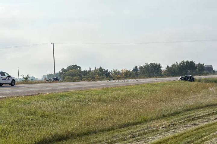Woman dead after fatal two-vehicle accident near Saskatoon
