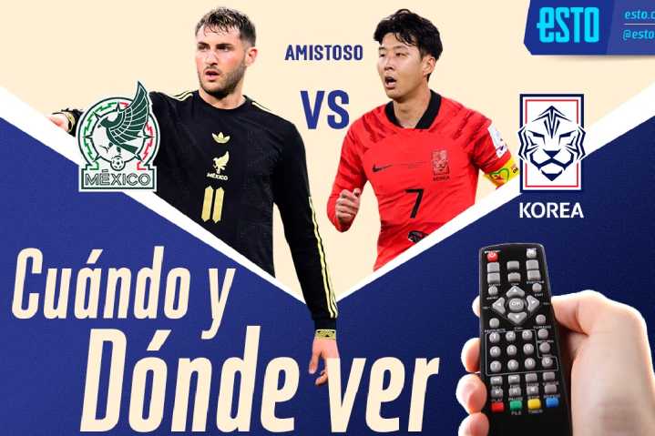 México vs Corea del Sur: hora y canal de transmisión del partido amistoso de México