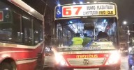 Colisión entre colectivos en Plaza Italia dejó cinco pasajeros heridos