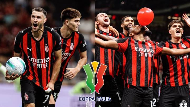 Santiago Gimenez rompe la sequía y anota en la goleada del Milan al Lecce por Copa Italia