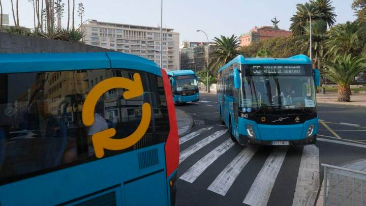 La huelga de guaguas encara su segunda semana sin acuerdo a la vista