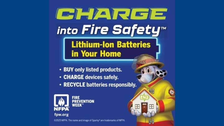 Fire Prevention Week Focuses on Lithium