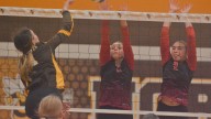 PHOTOS: Pellston Hornets dig deep, edge Onaway in five-set Ski Valley volleyball clash