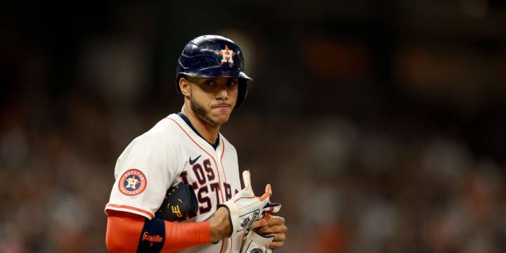 Jeremy Peña scratched with left oblique injury
