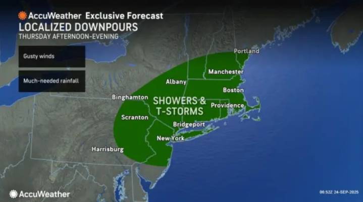 Thunderstorms, showers could dump up to 3 inches of rain on N.J. starting today