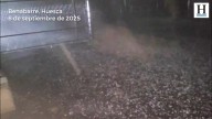Una tormenta de granizo provoca daños y deja sin luz a varias pedanías de Benabarre