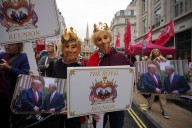 Trump’s UK state visit meets with protests and arrests