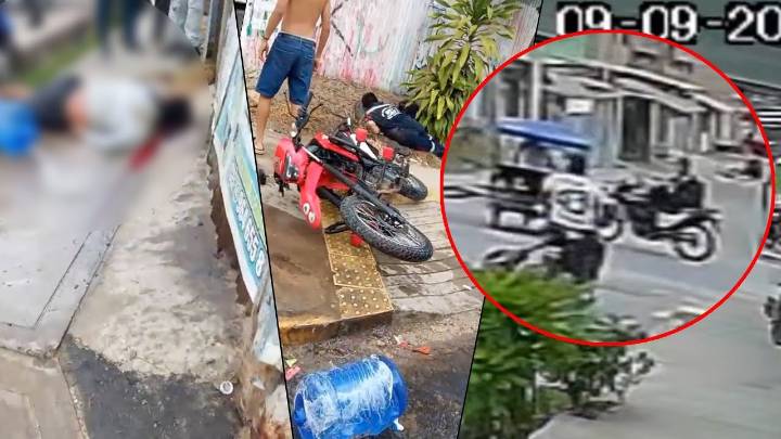San Martín: Moto lineal impacta con trimóvil, conductores resultaron gravemente heridos