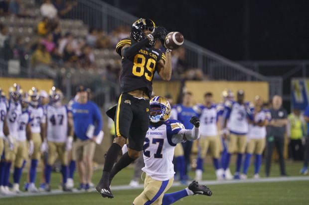 Blue Bombers lose to the Hamilton Tiger