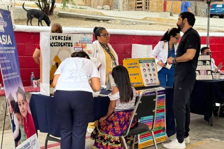 Inicia Semana Nacional de Salud en la colonia Tarahumara