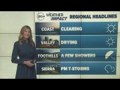 First fall rain and snow possible in Northern California