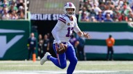 Bills QB Josh Allen temporarily leaves game vs. Jets with bloody nose