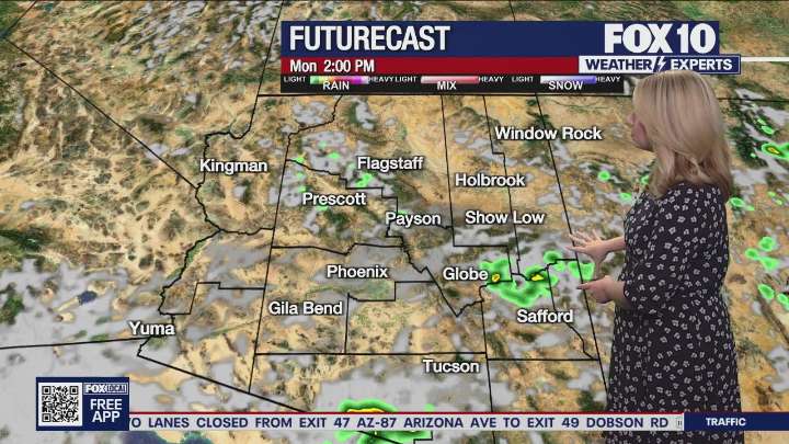 Arizona weather forecast: Slight chance of rain on Labor Day in Phoenix