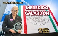 Beatriz Estrada recibe en el Senado el Reconocimiento Mujer Distrito 2025