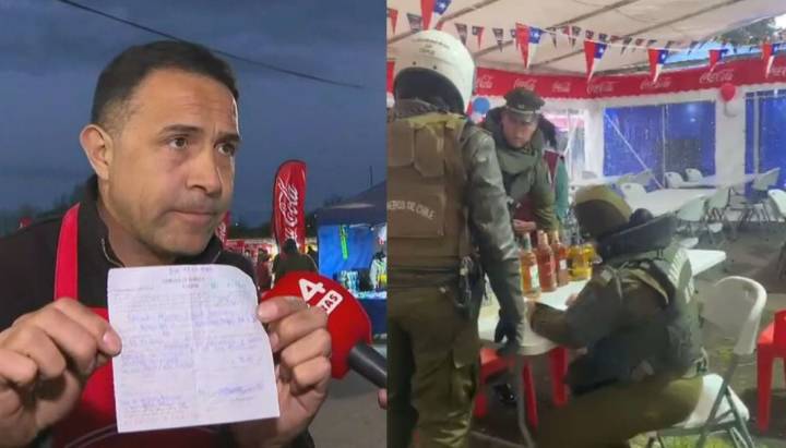 Fondas sin alcohol en Temuco: Decomisan 300 litros pese a que fonderos aseguran tener permiso municipal