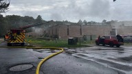 Building fire on Ave. E in Hopkinton, Mass. on Sunday
