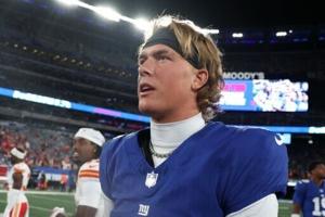 Giants to go with rookie QB Dart, bench NFL veteran Wilson