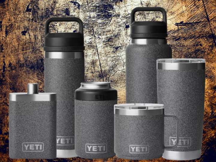YETI just dropped the limited-edition Black Stone Collection of Rambler water bottles, tumblers, more