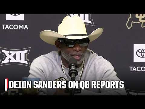 Deion Sanders addresses reports of Ryan Staub starting vs. Houston: I'm not confirming ANYTHING 👀