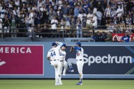 Dodgers clinch 13th straight postseason berth as Kershaw pitches final regular