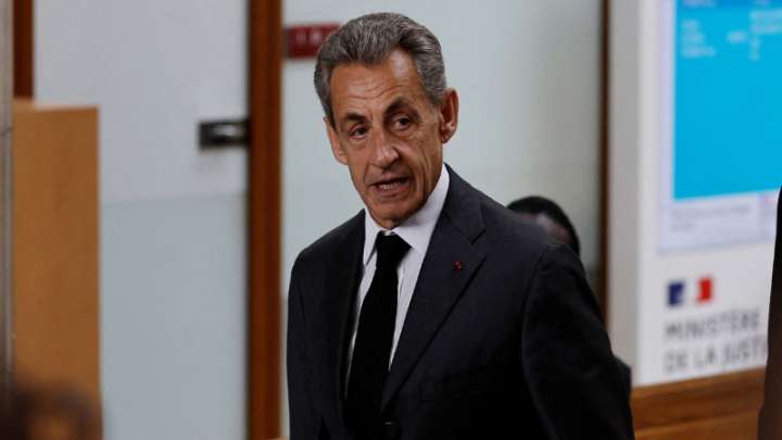 Former French President Nicolas Sarkozy sentenced to five years in jail in Libyan funding case