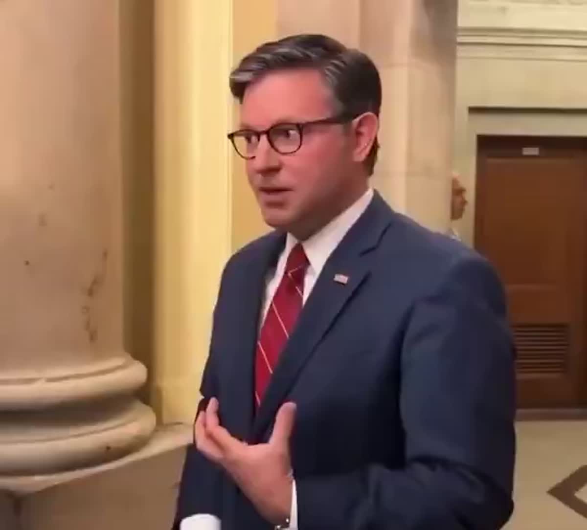 Mike Johnson Claims Trump Was Epstein Informant For FBI. Sure, Jan.