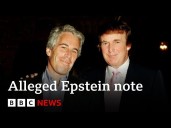 US lawmakers release Trump’s alleged Epstein note