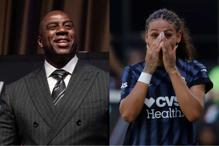 Trinity Rodman Gives Magic Johnson & Cookie Reason to Celebrate With NWSL Playoffs Spot