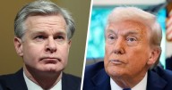 Trump says he 'would think' DOJ is investigating former FBI Director Christopher Wray