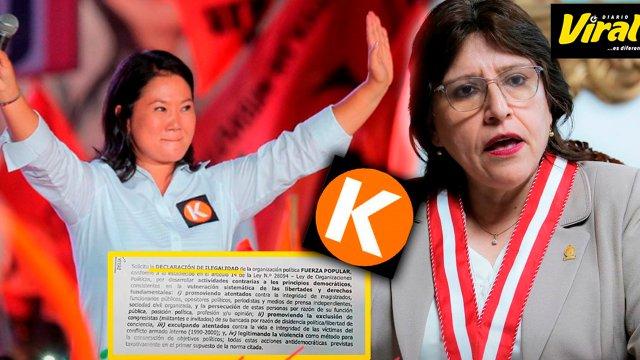 Fiscal de la Nación solicita a la Corte Suprema declarar ilegal a Fuerza Popular por conducta antidemocrática