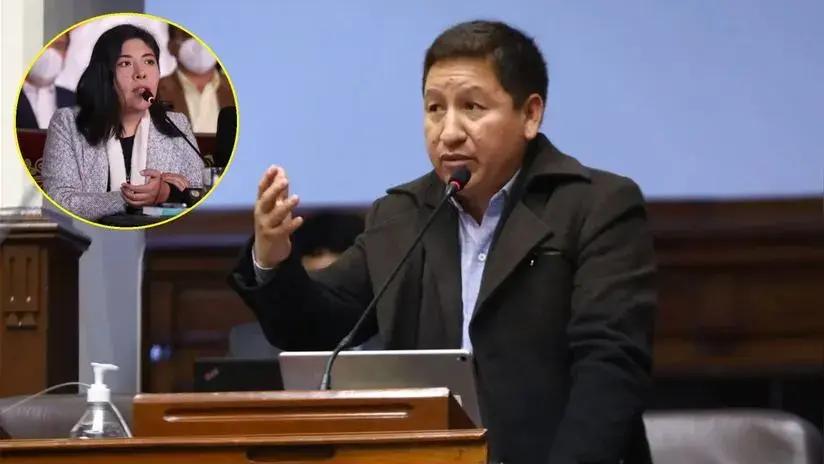 Guido Bellido dice que Betssy Chávez no está "impedida" de "desarrollar actividades como profesional" en el Congreso, pese a suspensión