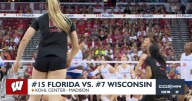 Badger volleyball fends off Florida