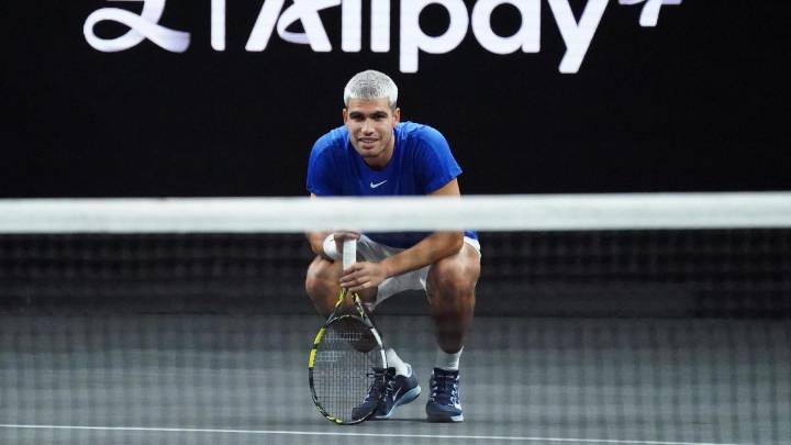 Alcaraz también afina en los dobles y aumenta la ventaja de Europa en la Laver Cup