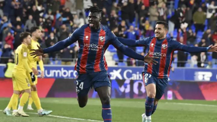 La SD Huesca se reencuentra con Samuel Obeng y Diego González