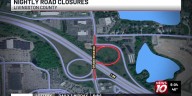 Grand River at I-96 to close for overnight work in Livingston County