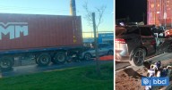 Dos personas muertas deja choque de automóvil con parte trasera de camión en Los Ángeles