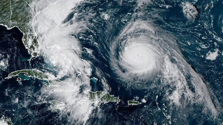 Tropical Storm Imelda, Hurricane Humberto spaghetti models, forecasts