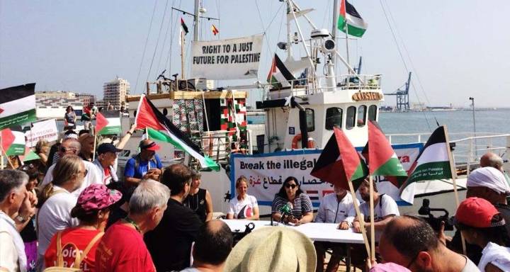 Se suman una decena de barcos más a la Flotilla de la Libertad para romper el bloqueo a Gaza