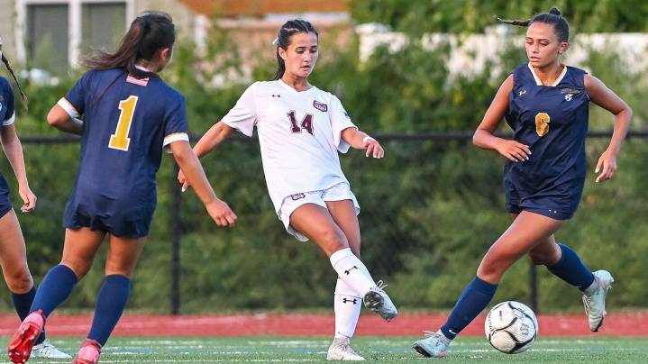 Garden City's Sienna Castellano scores early in win over Massapequa