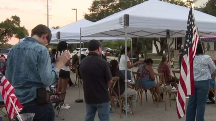 San Antonio church holds vigil to remember Charlie Kirk