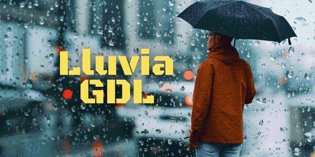 Sábado de lluvia débil en Guadalajara a esta hora de la tarde