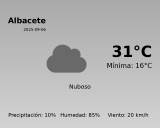 Previsión de la AEMET en Albacete hoy 6 de Septiembre de 2025