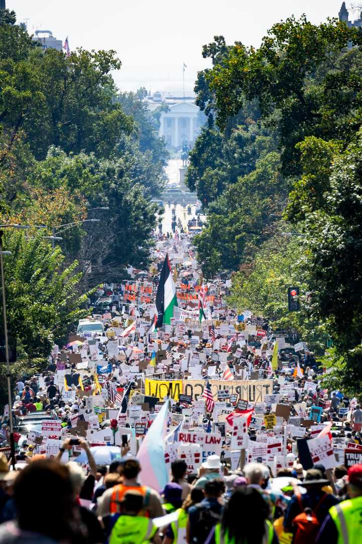 La capital de EE.UU. se moviliza en contra del Gobierno de Donald Trump